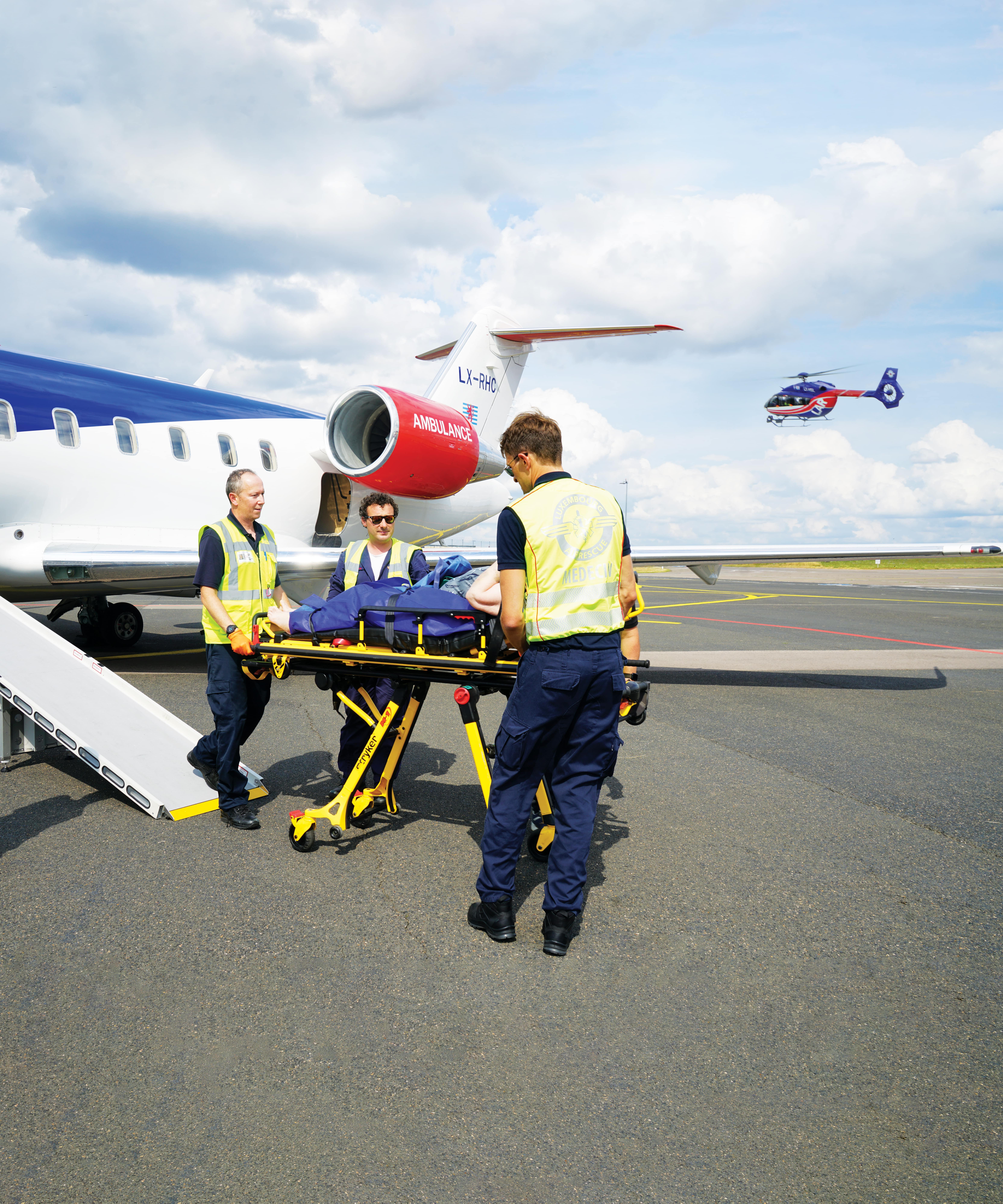 Luxembourg Air Rescue helicopter